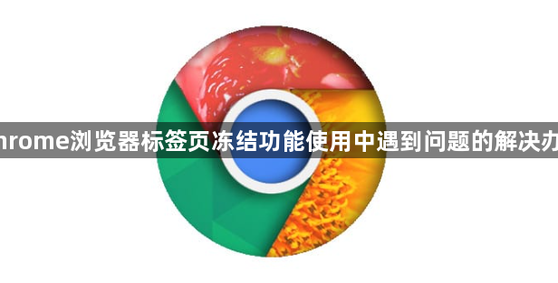 Chrome浏览器标签页冻结功能使用中遇到问题的解决办法1