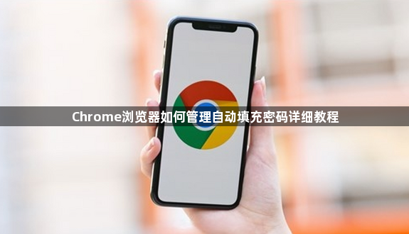 Chrome浏览器如何管理自动填充密码详细教程1