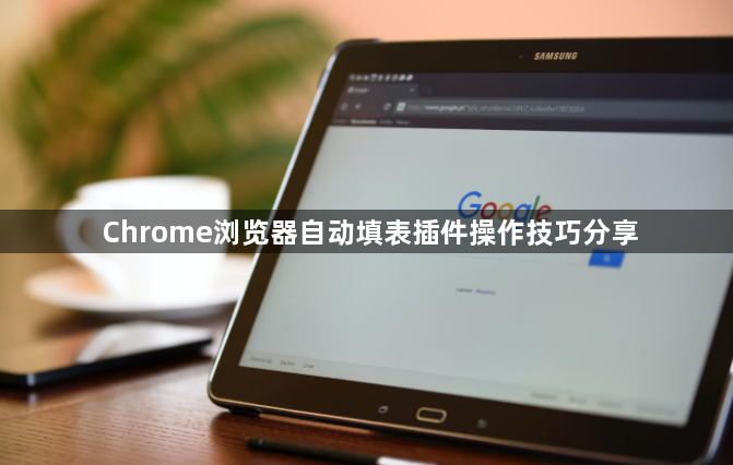 Chrome浏览器自动填表插件操作技巧分享1
